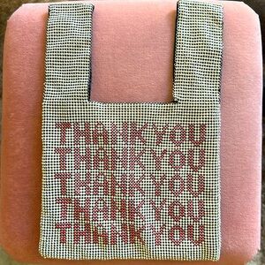 THANK YOU Crystal bodega bag